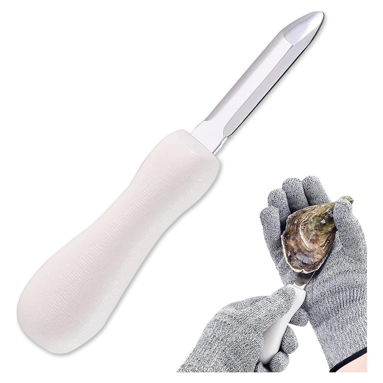 Cuchillo para abrir ostras Tiankohelan acero inoxidable 10cm