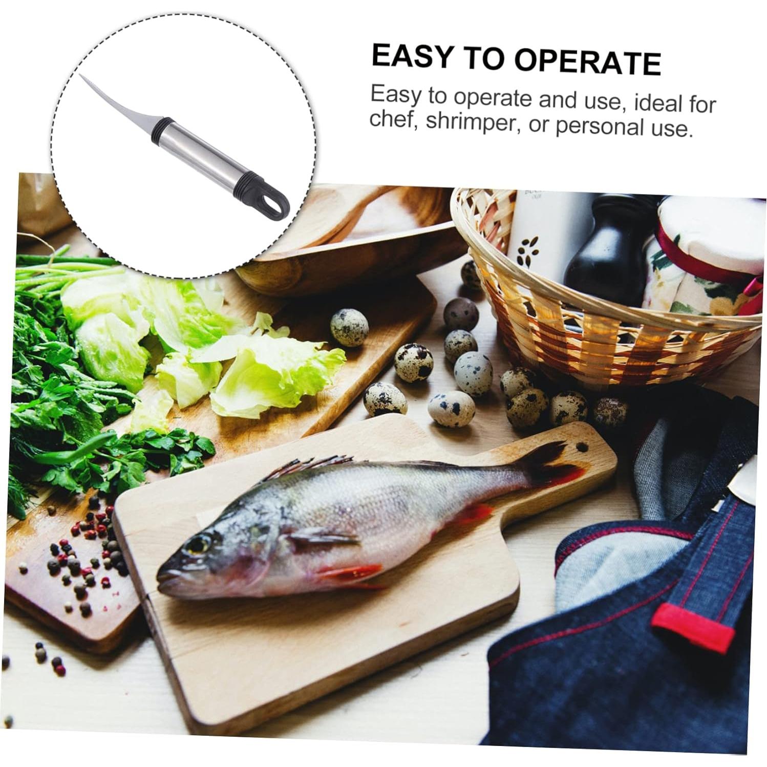 Juego de 5 Herramientas para Pelar Camarones Aboofan