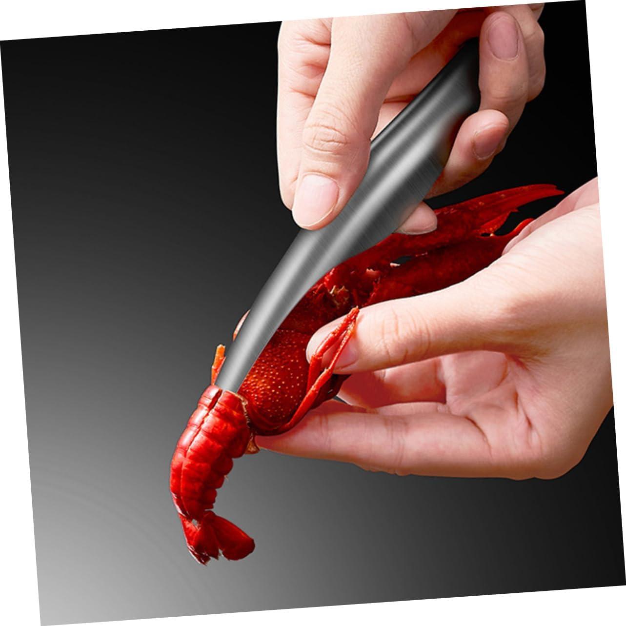 2 Piezas Desvenador de Camarones UTHCLO Acero Inoxidable