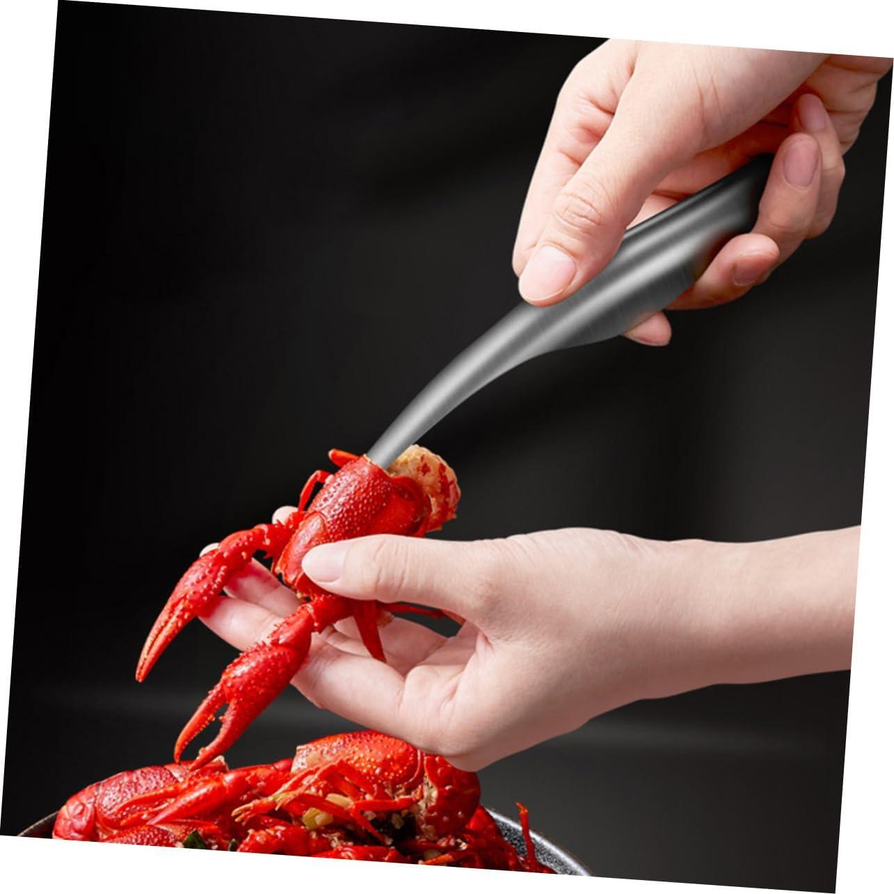 2 Piezas Desvenador de Camarones UTHCLO Acero Inoxidable