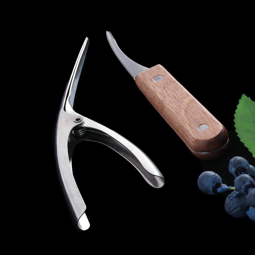 Herramienta desvenar camarones Leadigol + cuchillo acero inoxidable