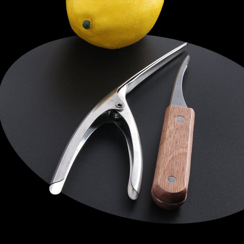 Herramienta desvenar camarones Leadigol + cuchillo acero inoxidable