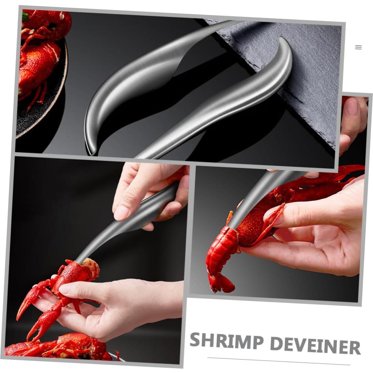 Juego de 2 Desvenadores de Camarones Zerodeko Acero Inoxidable