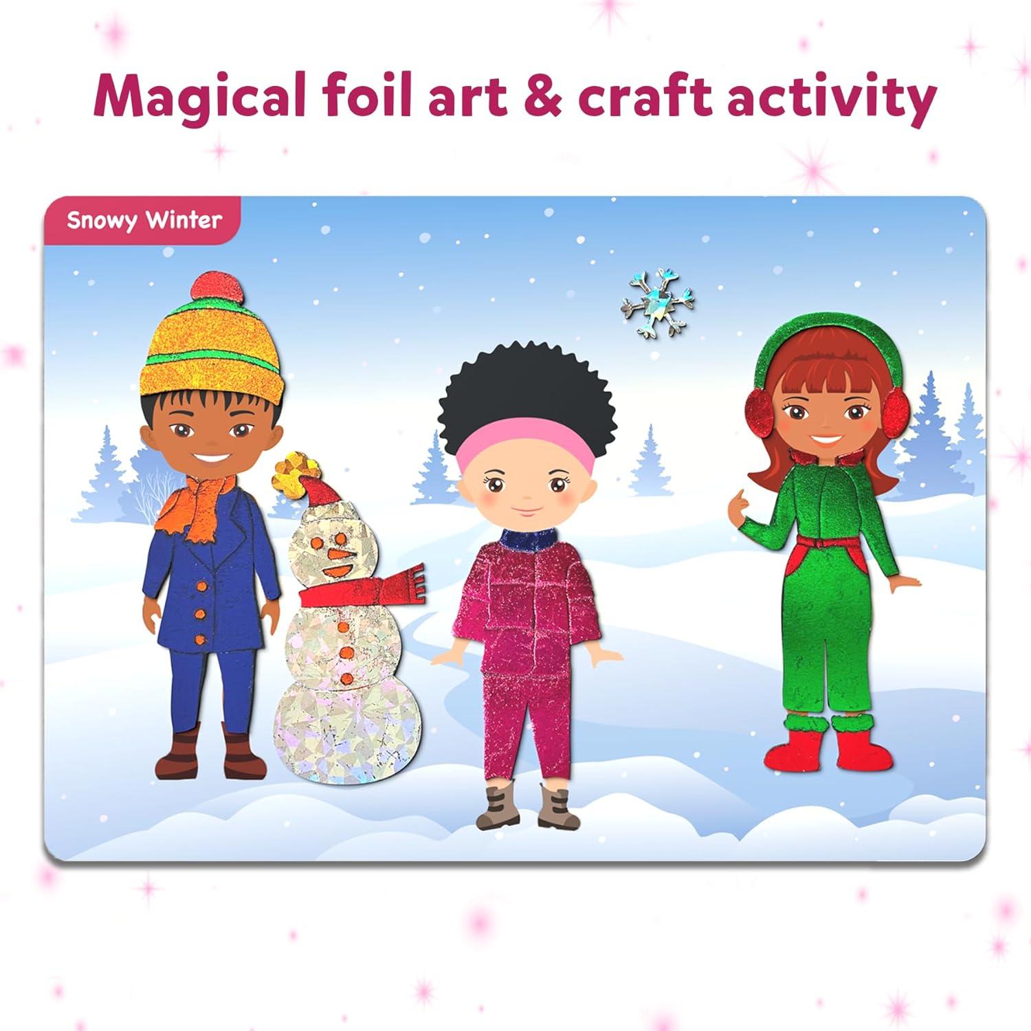 Skillmatics Foil Fun - Actividad Creativa Sin Desorden