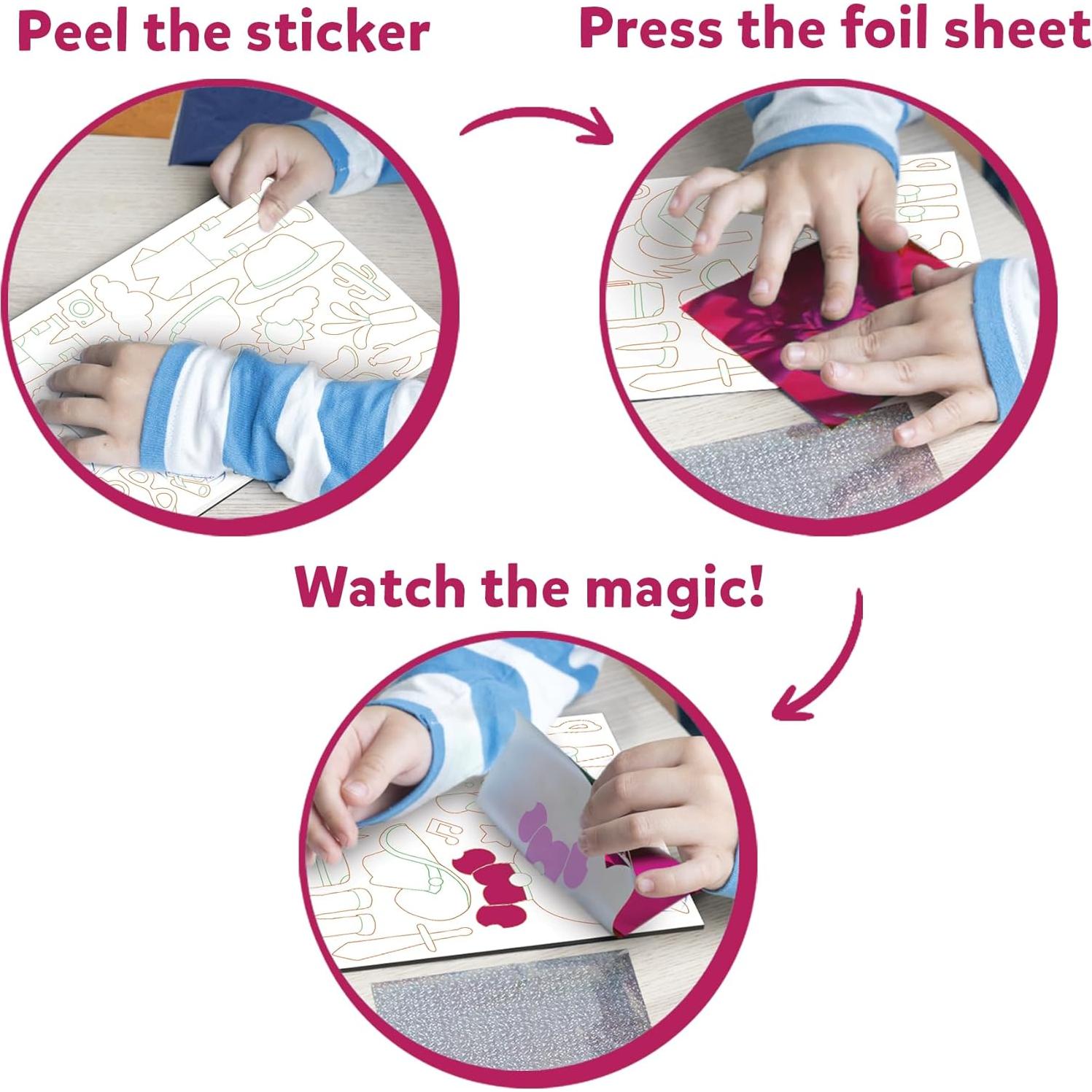 Skillmatics Foil Fun - Actividad Creativa Sin Desorden