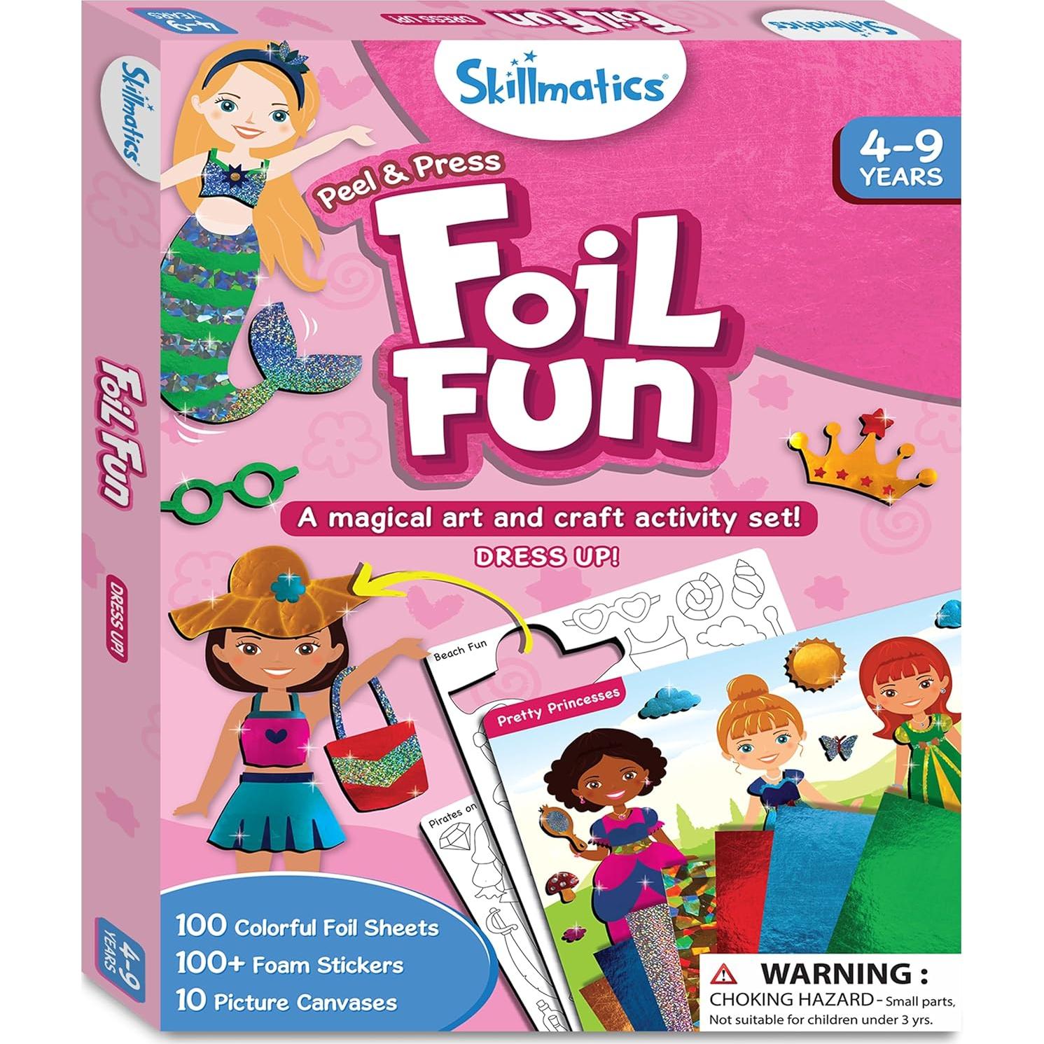 Skillmatics Foil Fun - Actividad Creativa Sin Desorden