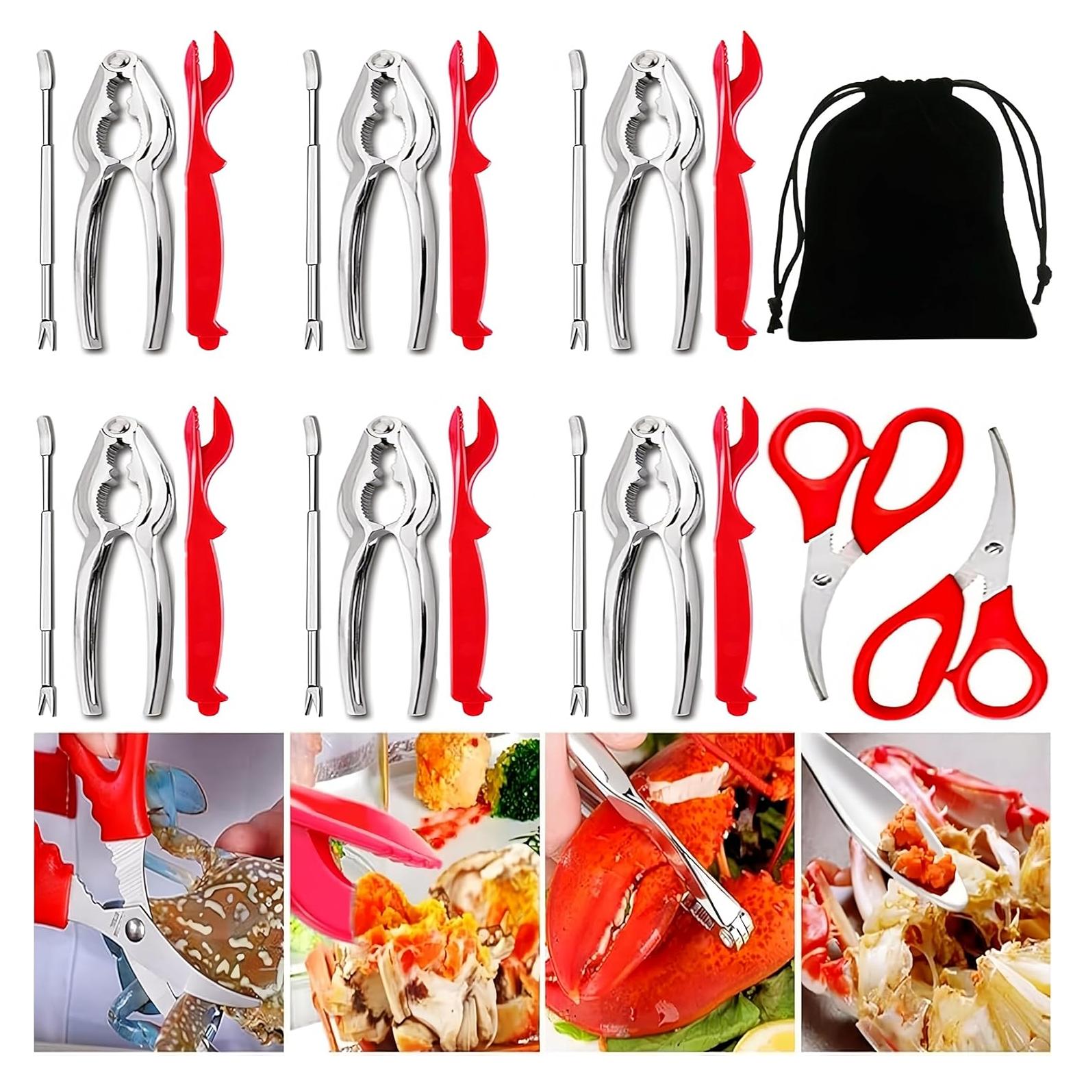 Juego de Herramientas para Mariscos 21 Piezas YWHWXB