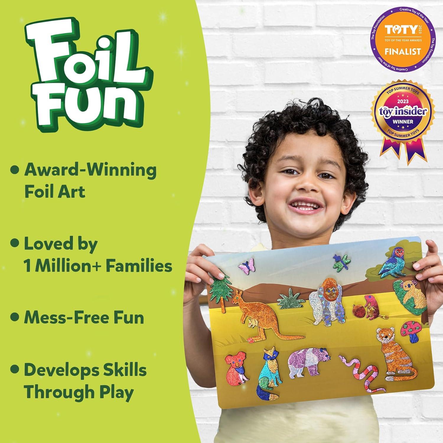 Skillmatics Foil Fun - Mega Pack Animales Creativo 0.74kg