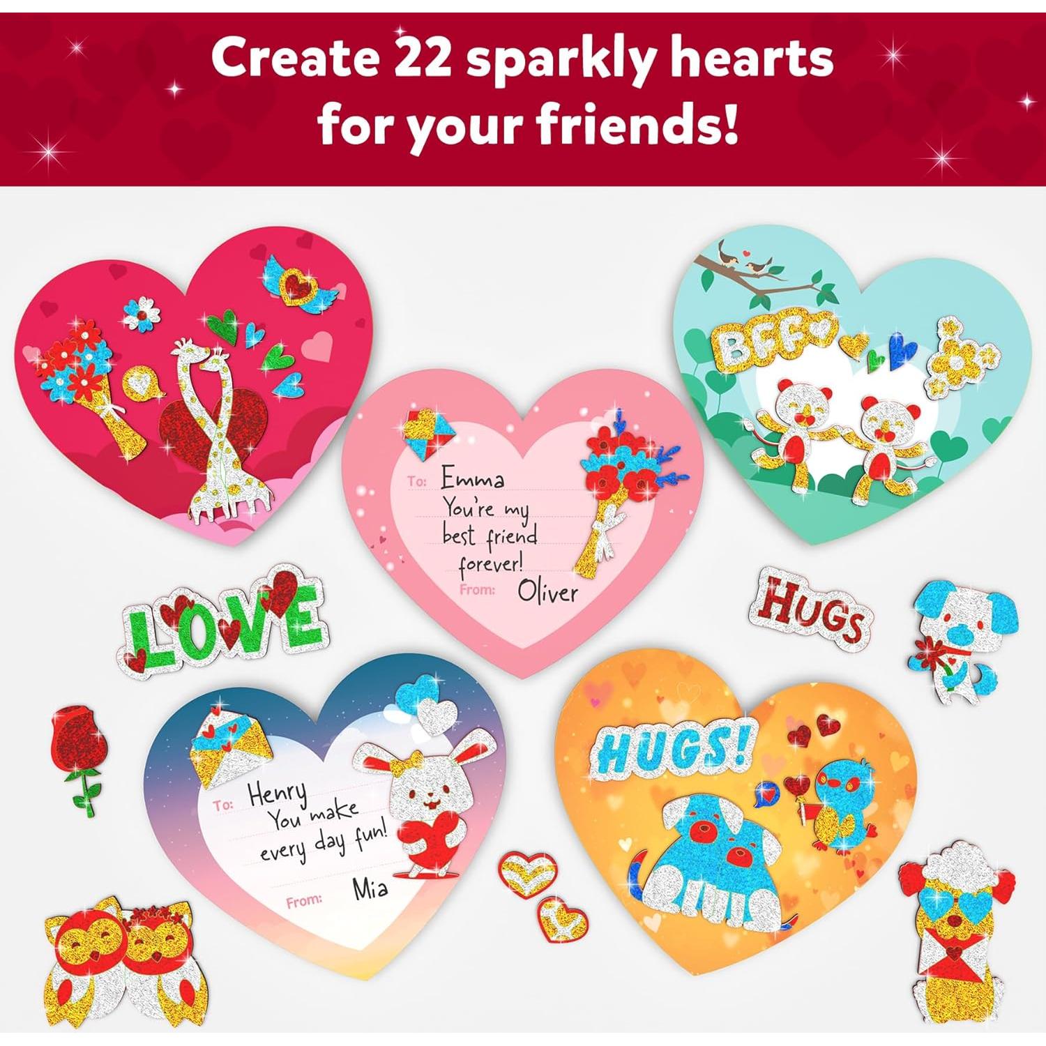 Skillmatics Foil Fun - Kit Corazones de Amistad Creativo