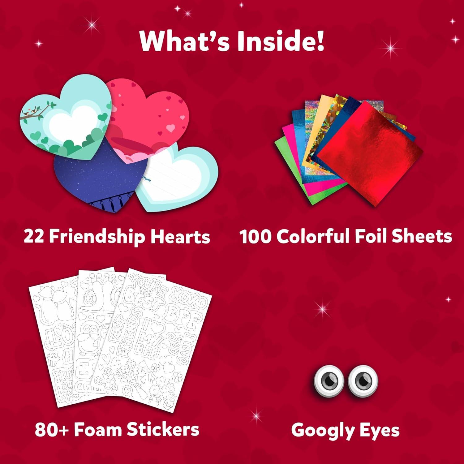 Skillmatics Foil Fun - Kit Corazones de Amistad Creativo