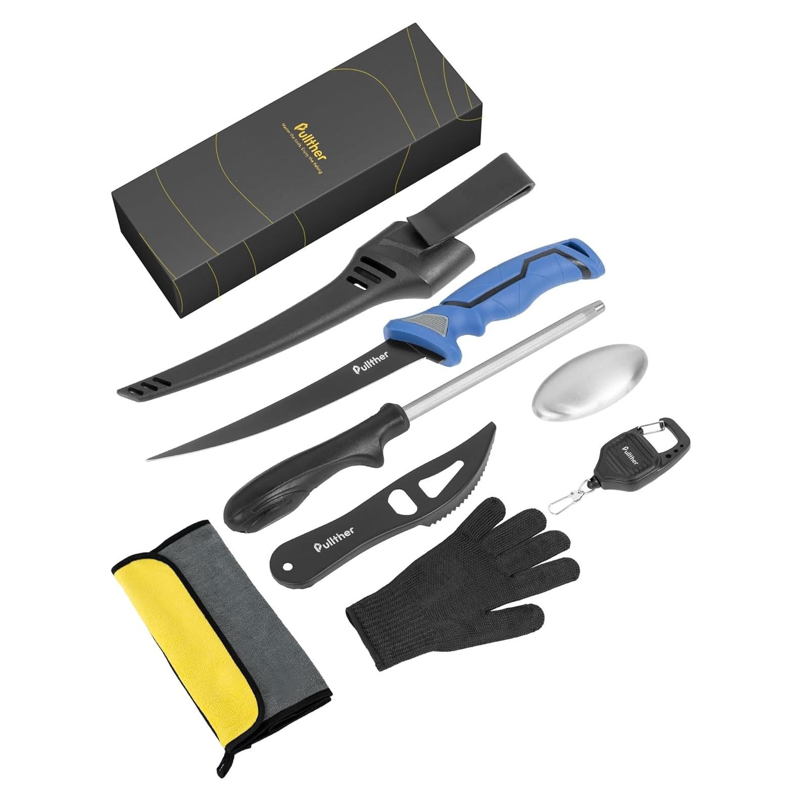 Kit de Herramientas de Pesca Pullther 7 Piezas Multifuncional