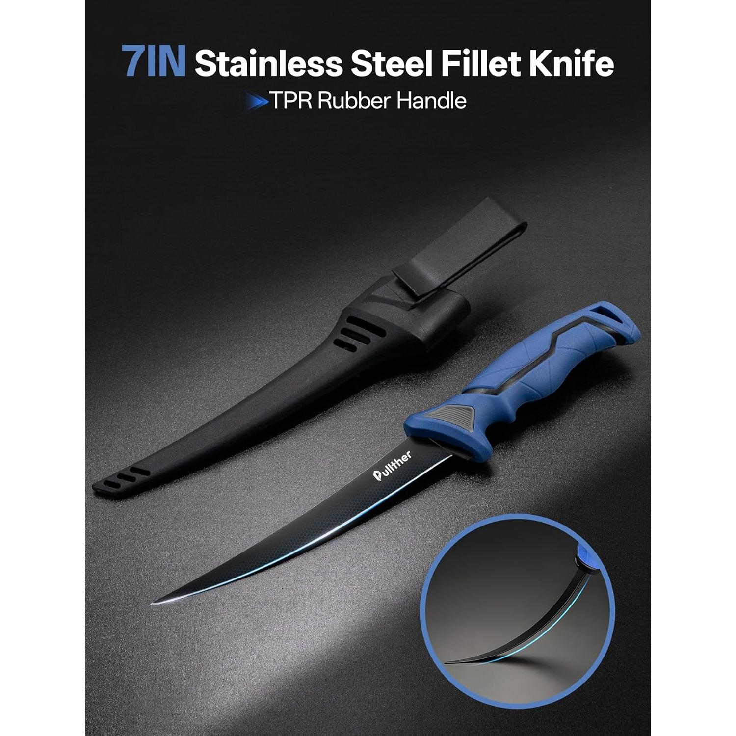 Kit de Herramientas de Pesca Pullther 7 Piezas Multifuncional