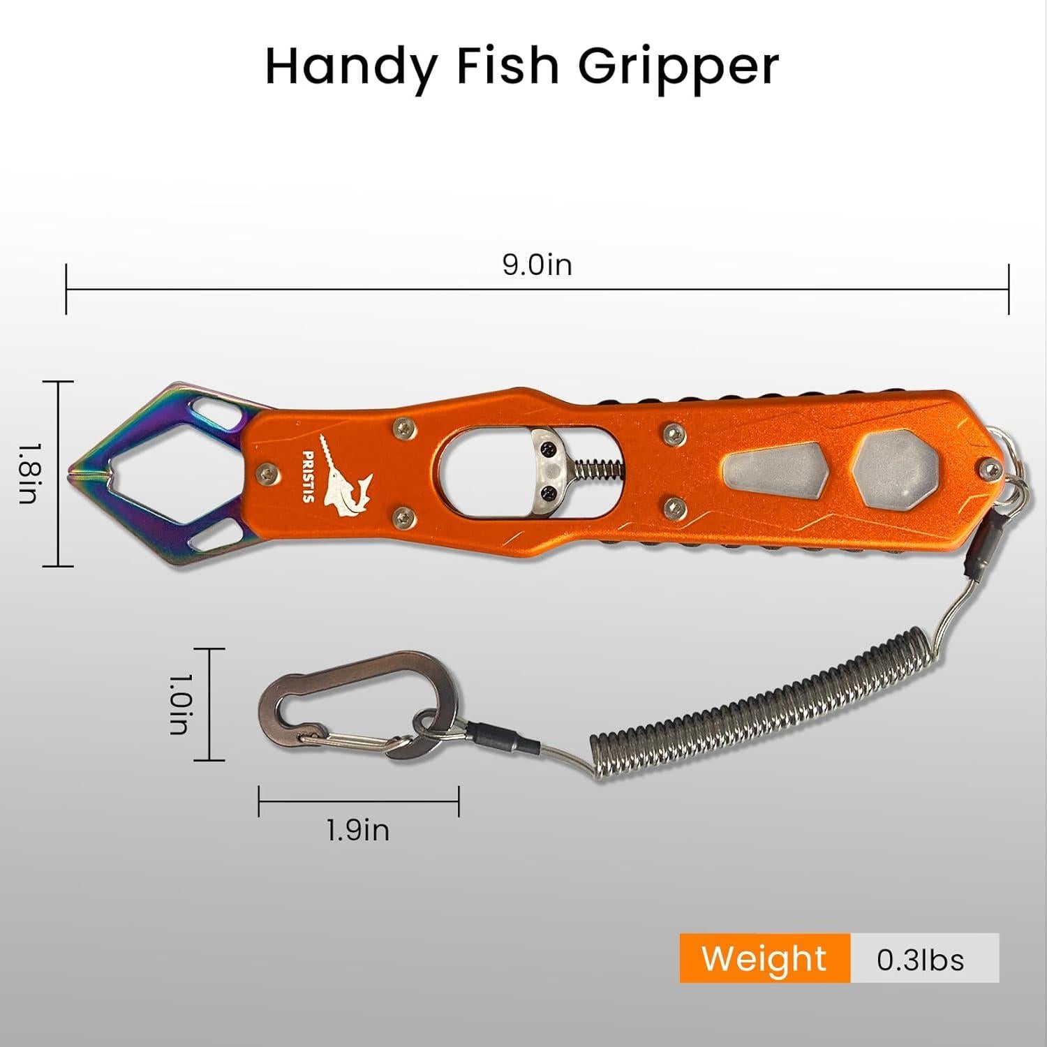 Agarre de Labios de Pescado Pristis UTA I - Acero Inoxidable 76 cm