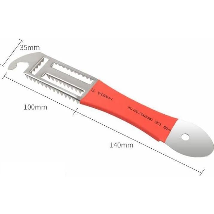 Removedor de Escamas de Pescado 6KTOOOLS Acero Inoxidable