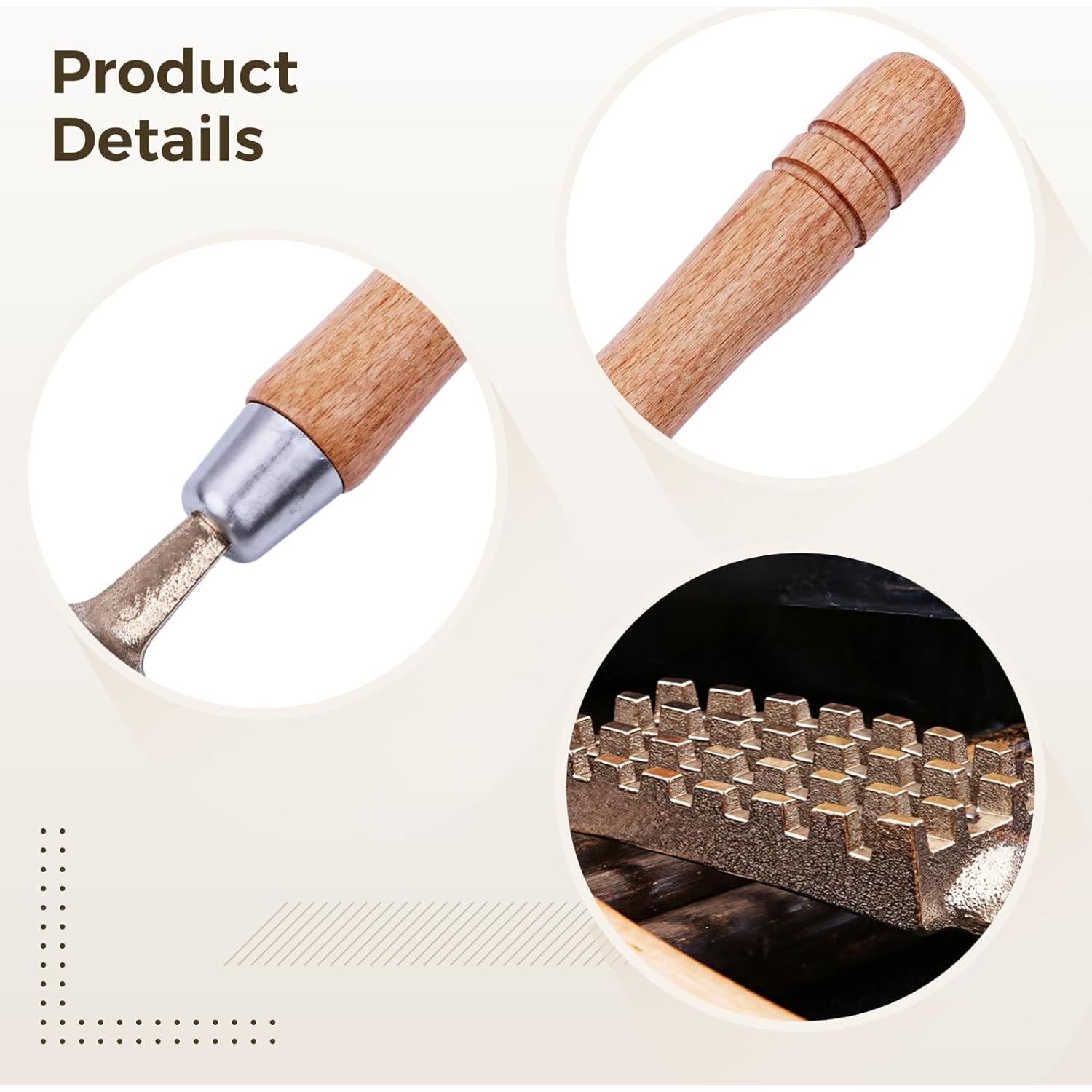 Escalador de Pescado Homaisson con Mango de Madera 21x3cm