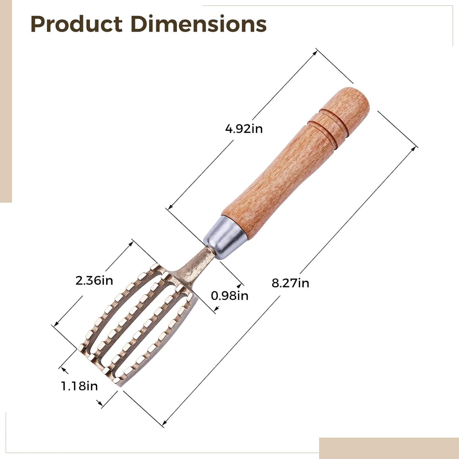 Escalador de Pescado Homaisson con Mango de Madera 21x3cm