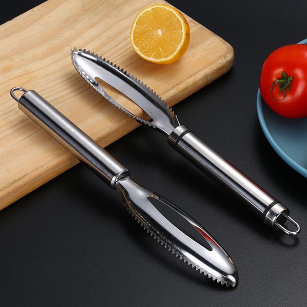 Juego de 3 herramientas desescamadoras Thinslimer de acero inoxidable