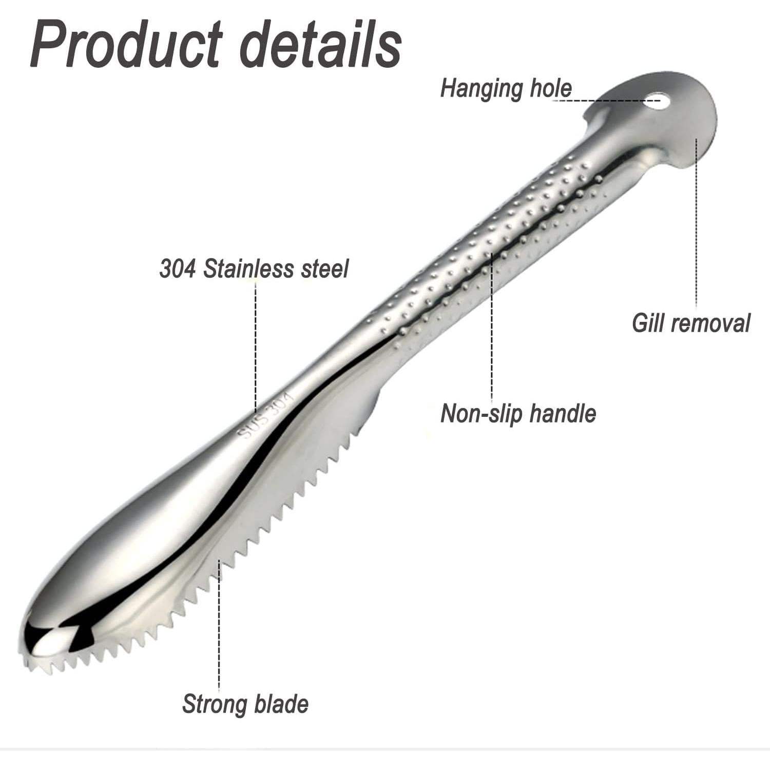 Kit 2 Piezas Removedor de Escamas de Pescado YIVCKOM