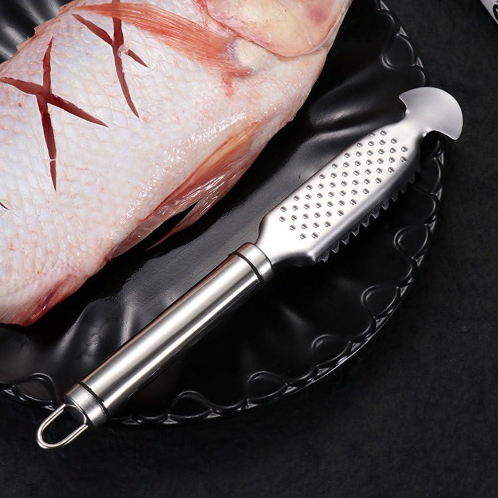 Herramienta de Pelado de Escamas de Pescado BESTonZON 2 Pcs