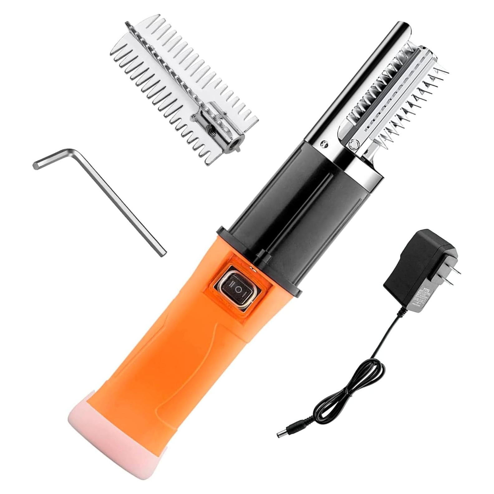 Escalador de Pescado Eléctrico Recargable IPX7 Acero Inoxidable