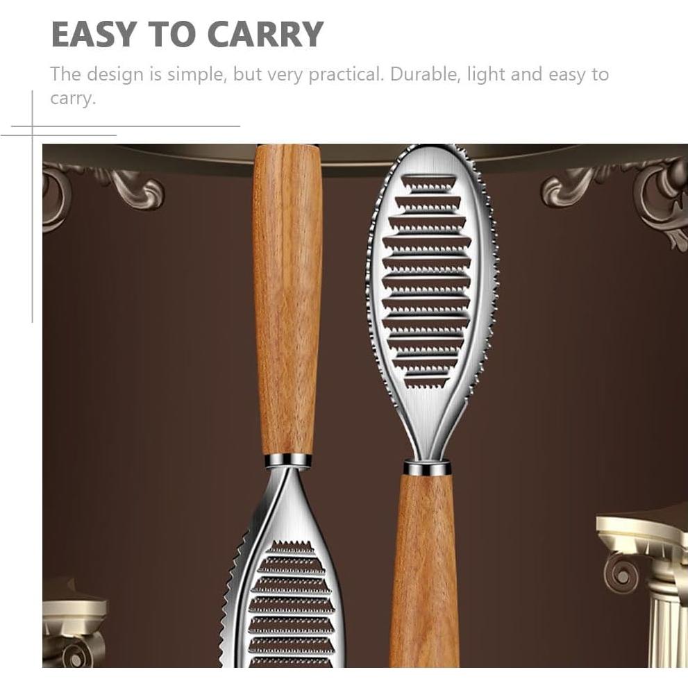 Cepillo Quitapescas Acero Inoxidable PACKOVE 21.5 cm