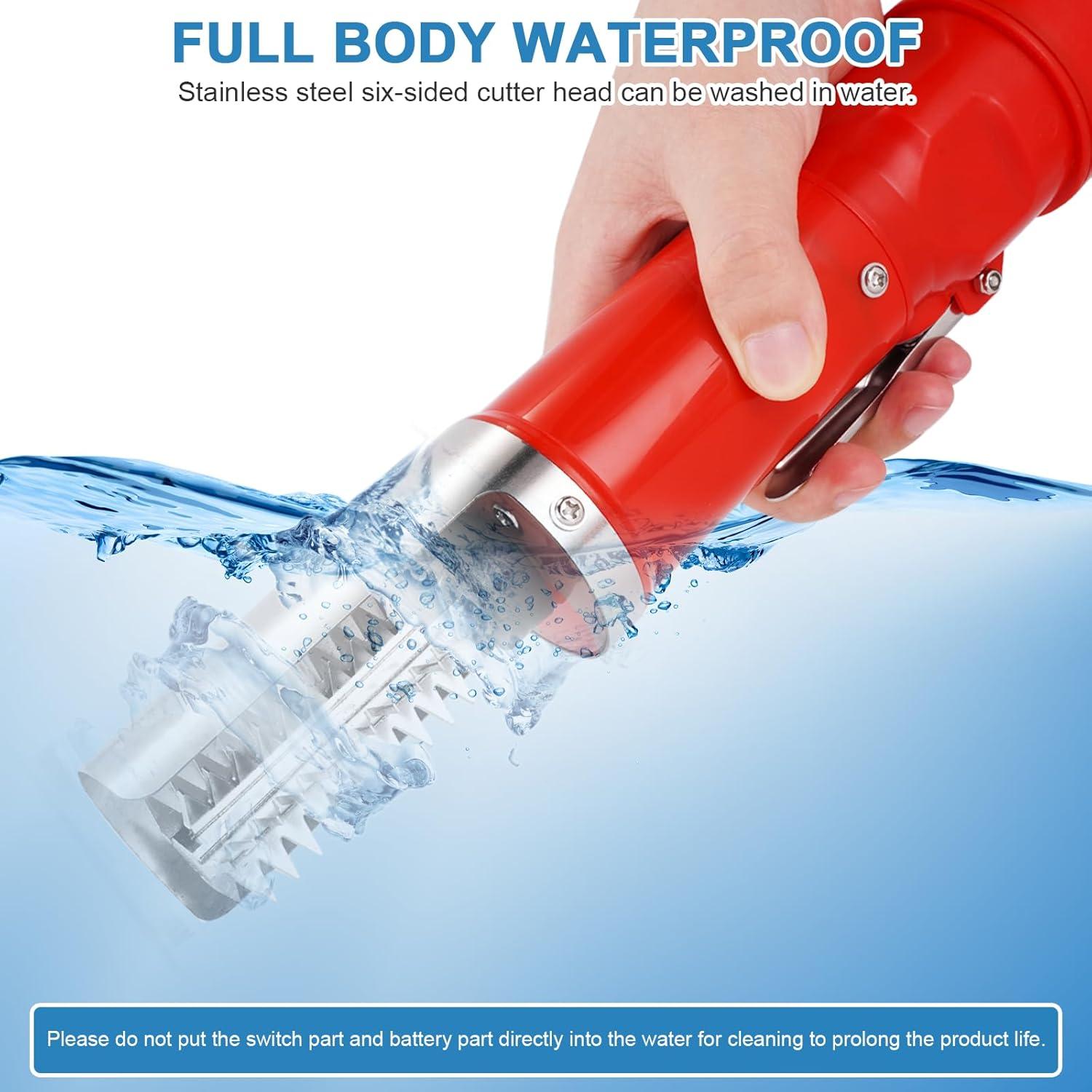 Removedor de Escamas de Pescado Eléctrico MXBAOHENG 2000mAh