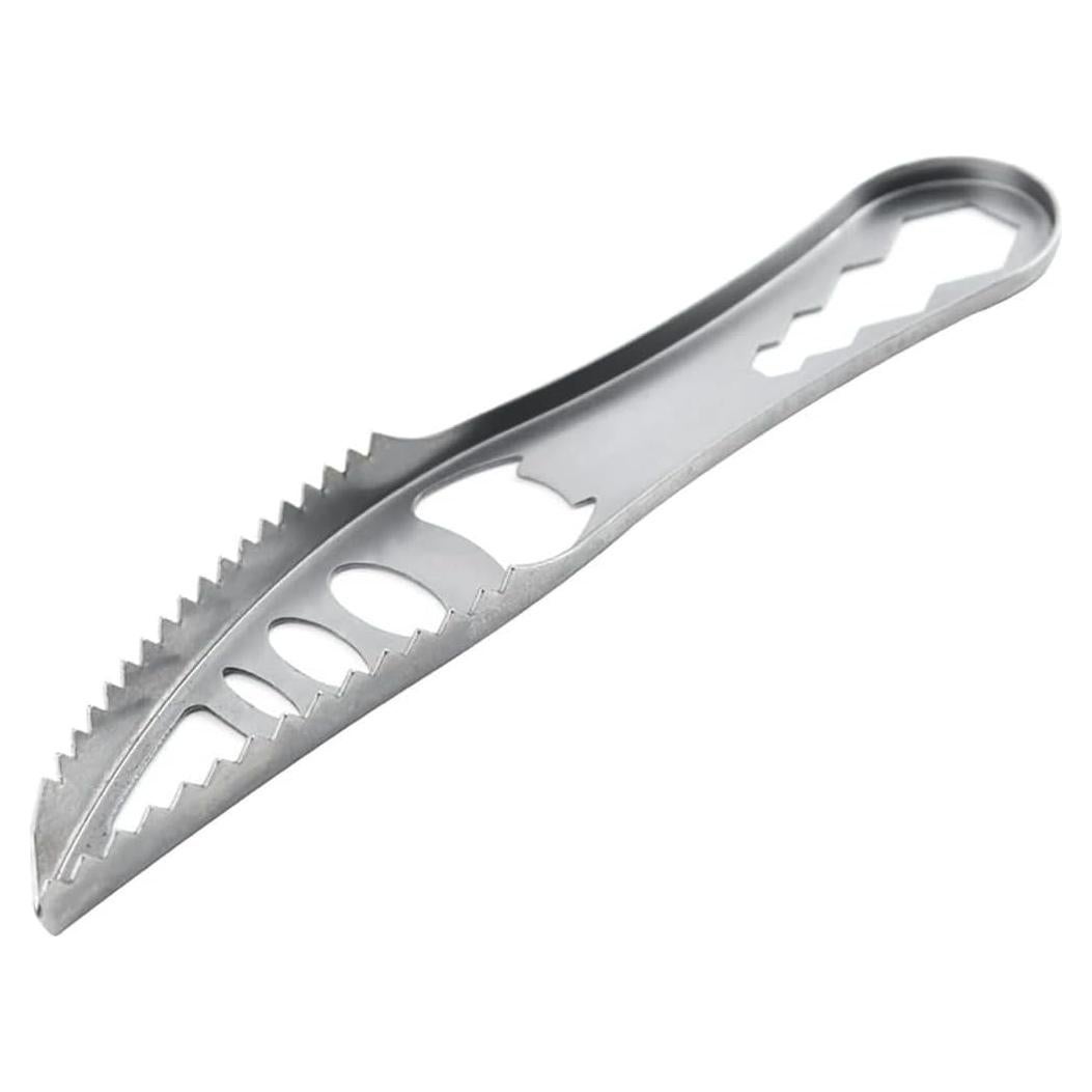 Removedor de Escamas de Pescado TypoGrove - Acero Inoxidable Ergonómico