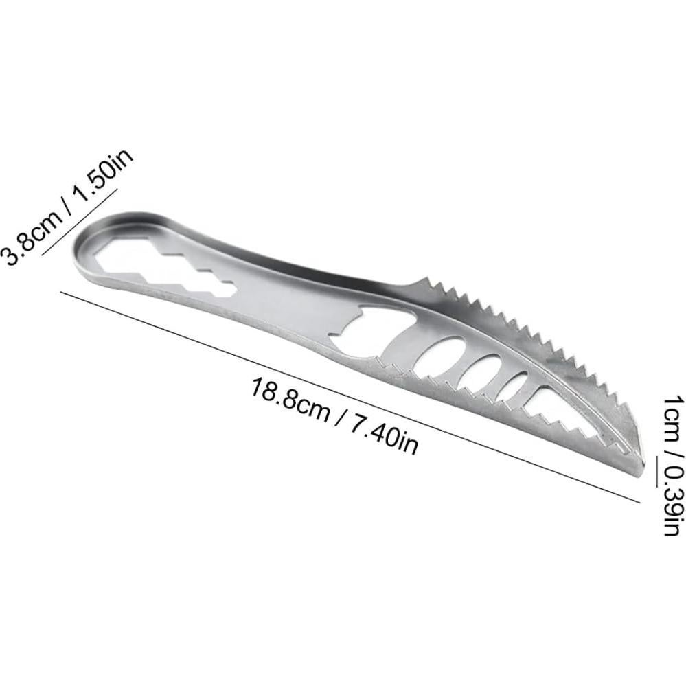 Removedor de Escamas de Pescado TypoGrove - Acero Inoxidable Ergonómico