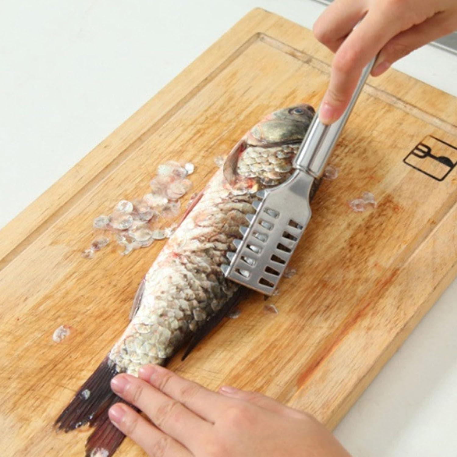 Removedor de Escamas de Pescado Sunicon de Acero Inoxidable