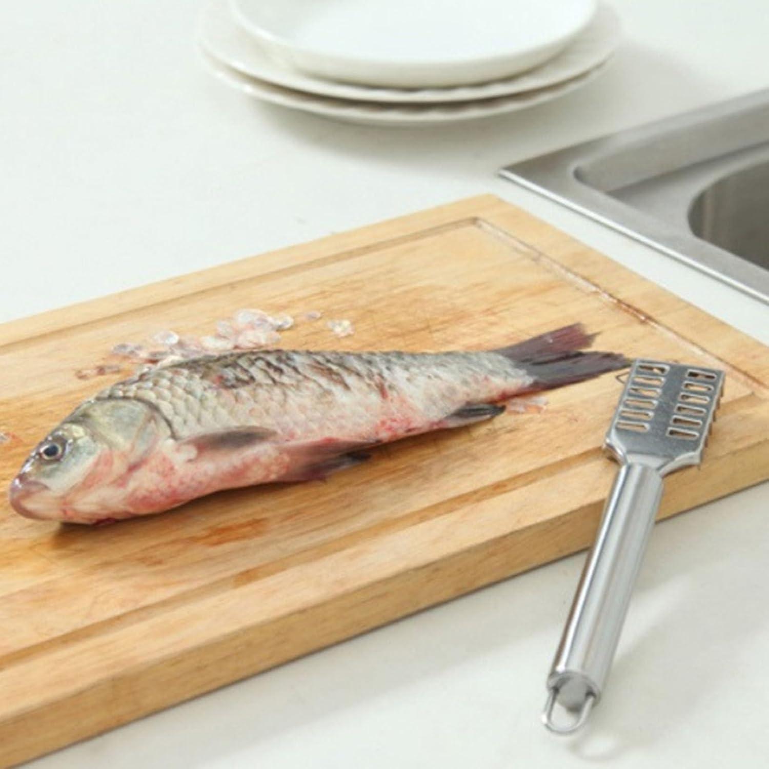 Removedor de Escamas de Pescado Sunicon de Acero Inoxidable