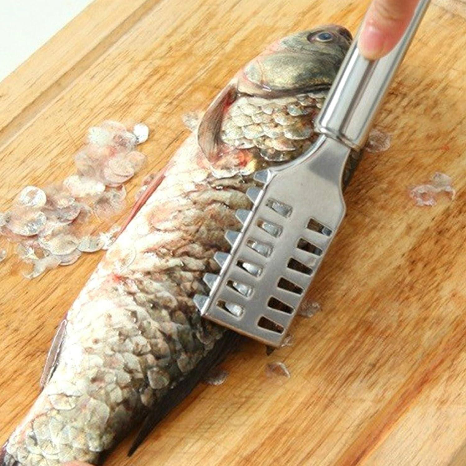 Removedor de Escamas de Pescado Sunicon de Acero Inoxidable