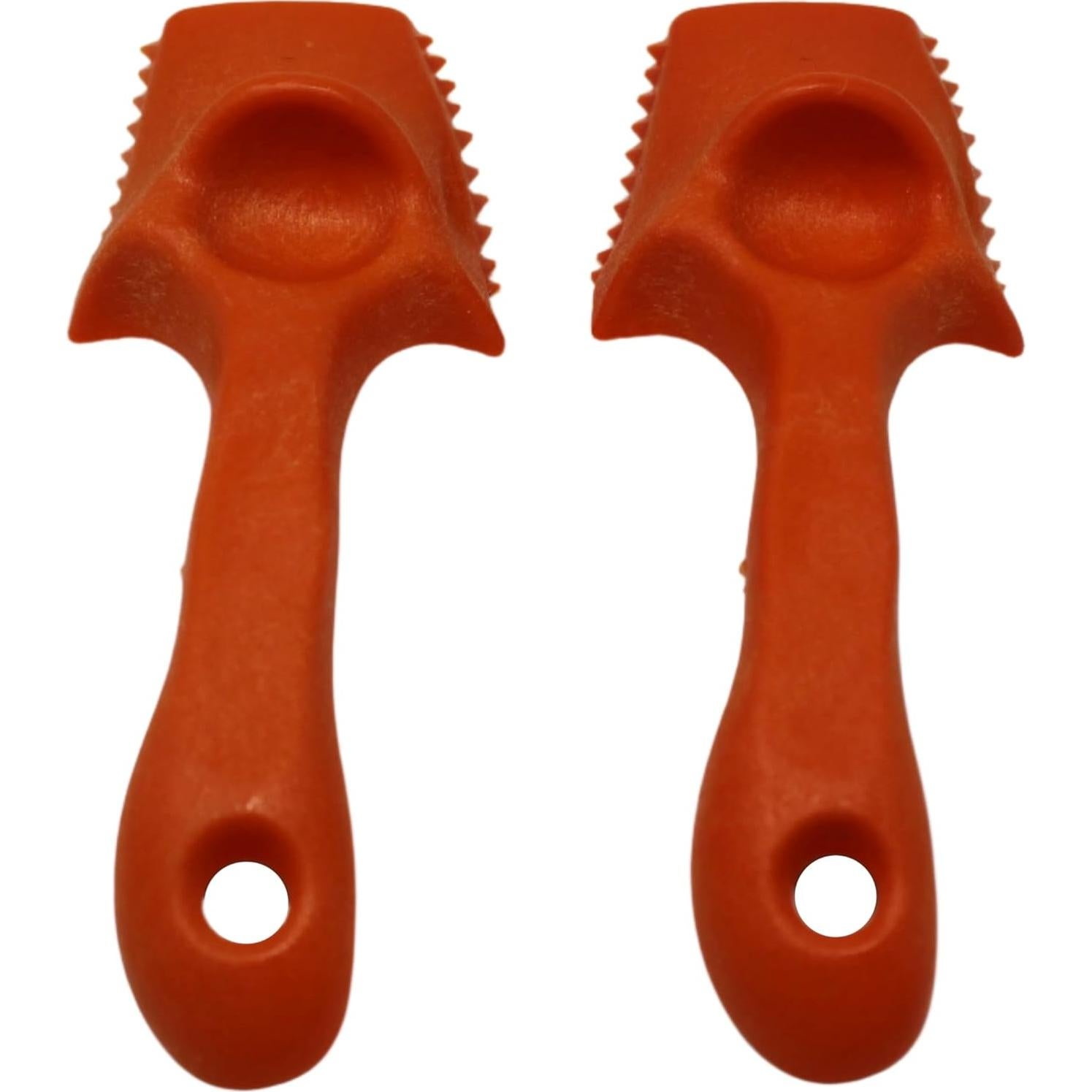 Escalador de Pescado de Plástico JSP Manufacturing - Naranja - 2 Unidades