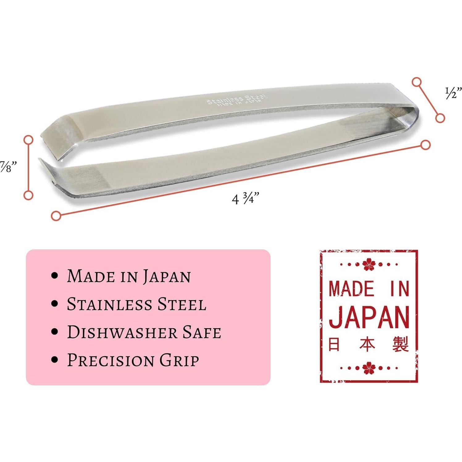 Pinzas para Espinas de Pescado Kwizing - Acero Inoxidable 12.1 cm