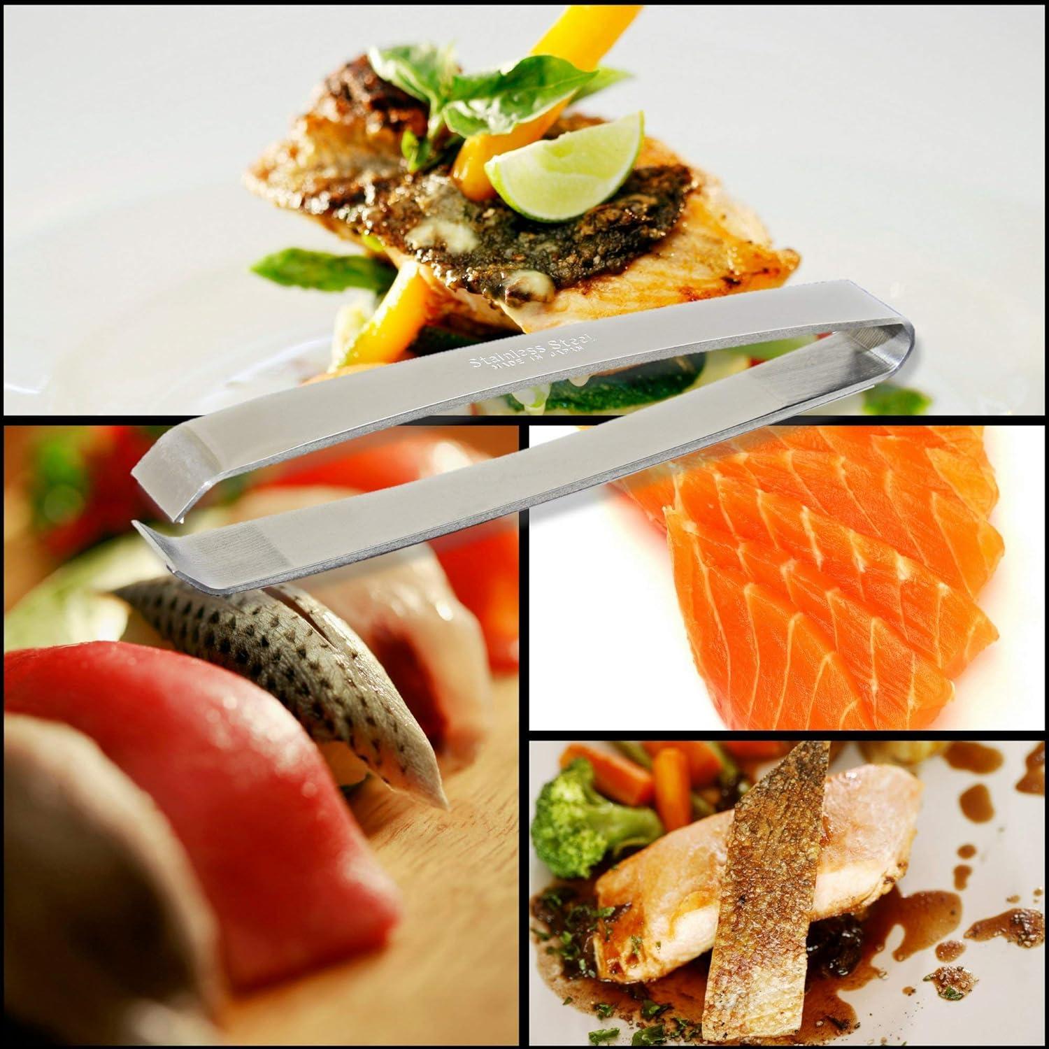 Pinzas para Espinas de Pescado Kwizing - Acero Inoxidable 12.1 cm