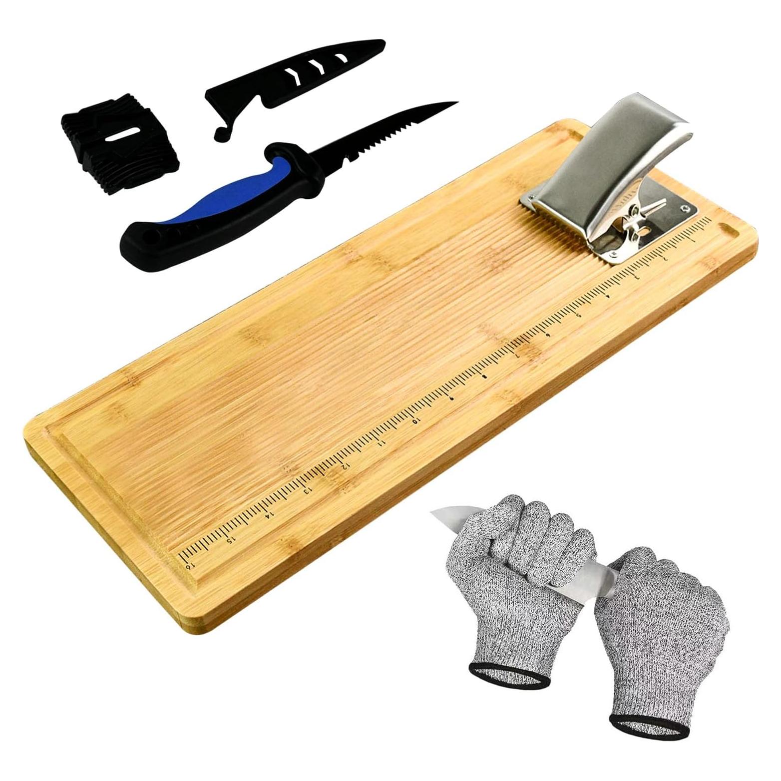 Tabla de Limpieza de Pescado MAVOTER de Bambú 44.9x16cm