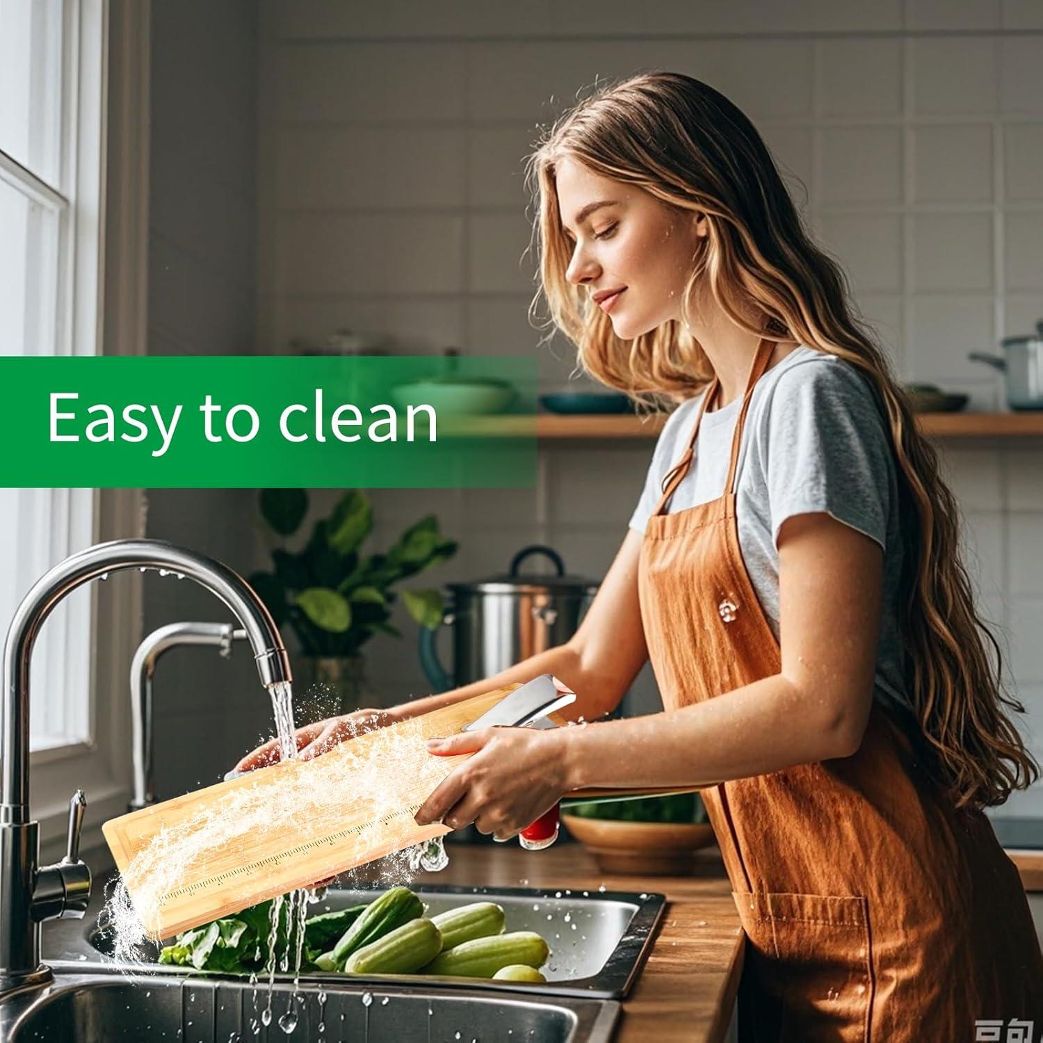 Tabla de Limpieza de Pescado MAVOTER de Bambú 44.9x16cm