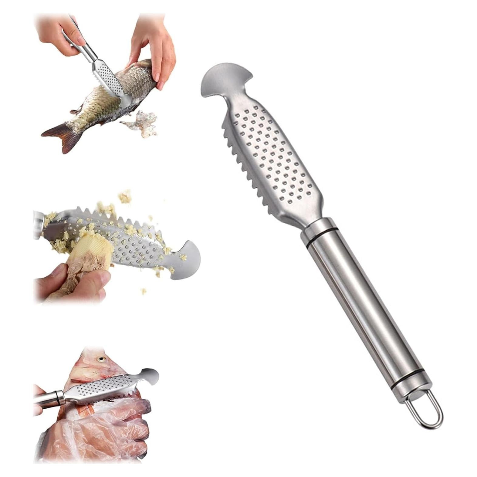 Removedor de Escamas de Pescado ZANWANXIN Acero Inoxidable 23cm
