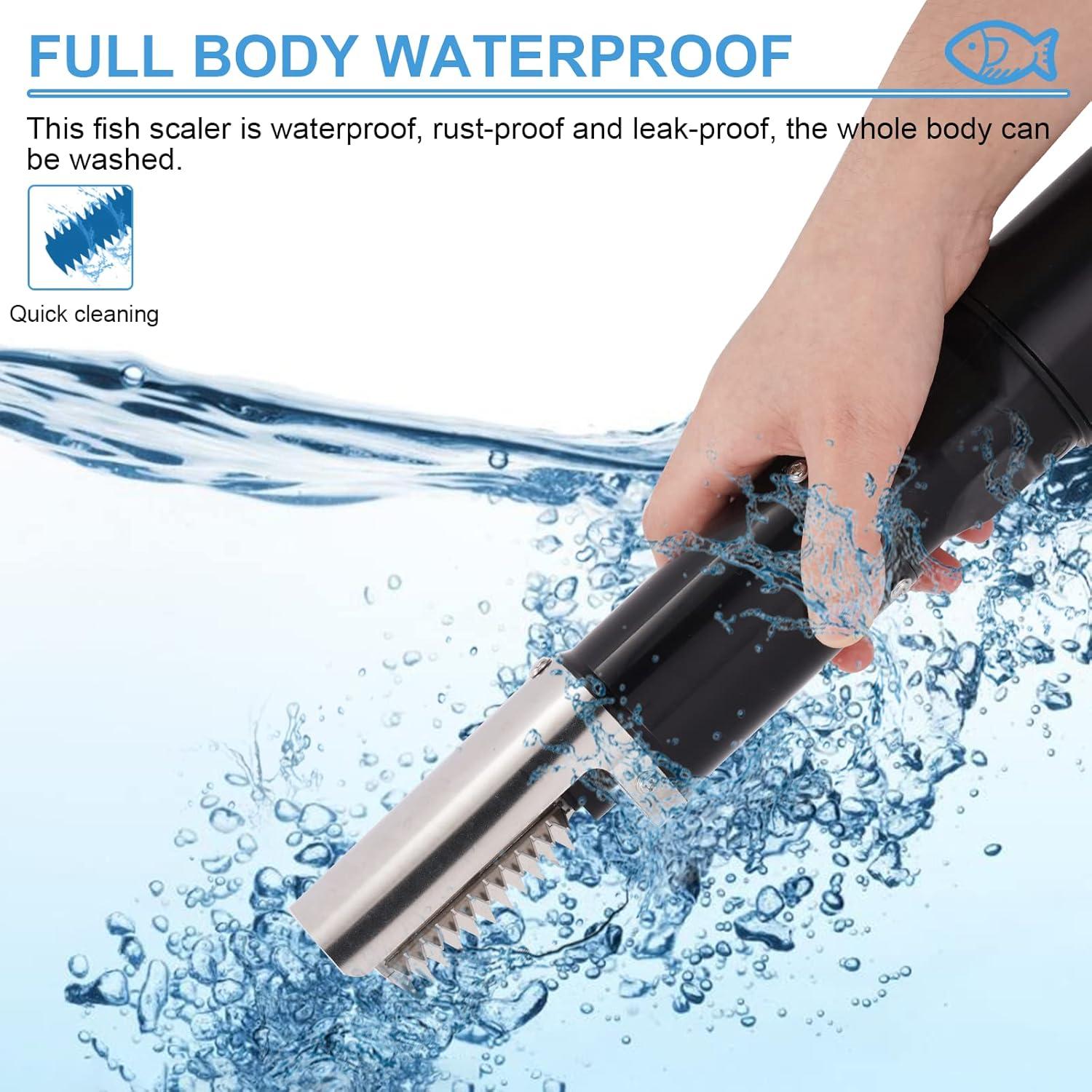 Removedor de Escamas de Pescado Eléctrico Inalámbrico MXBAOHENG