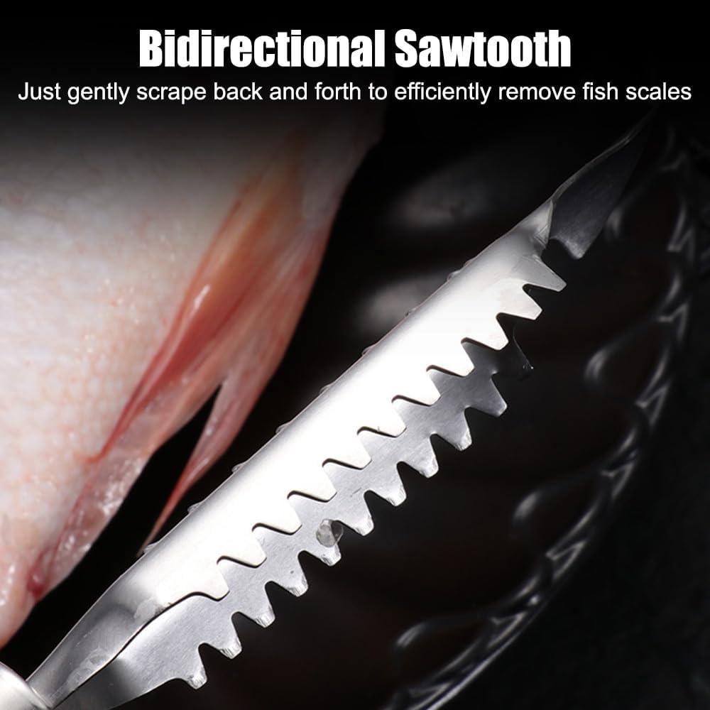 2 Herramientas Removedoras de Escamas de Pescado Acero Inoxidable