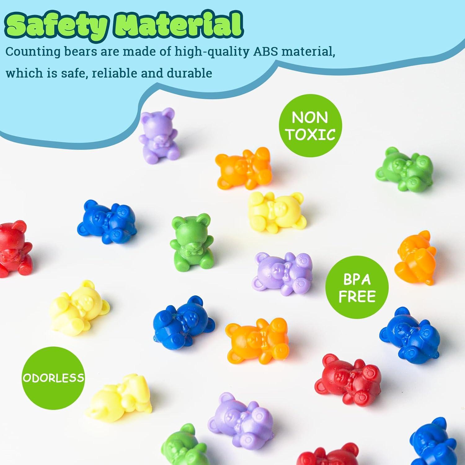 Conjunto de Ositos Contadores XINHUIDALSQ 100 Piezas 2.54 cm