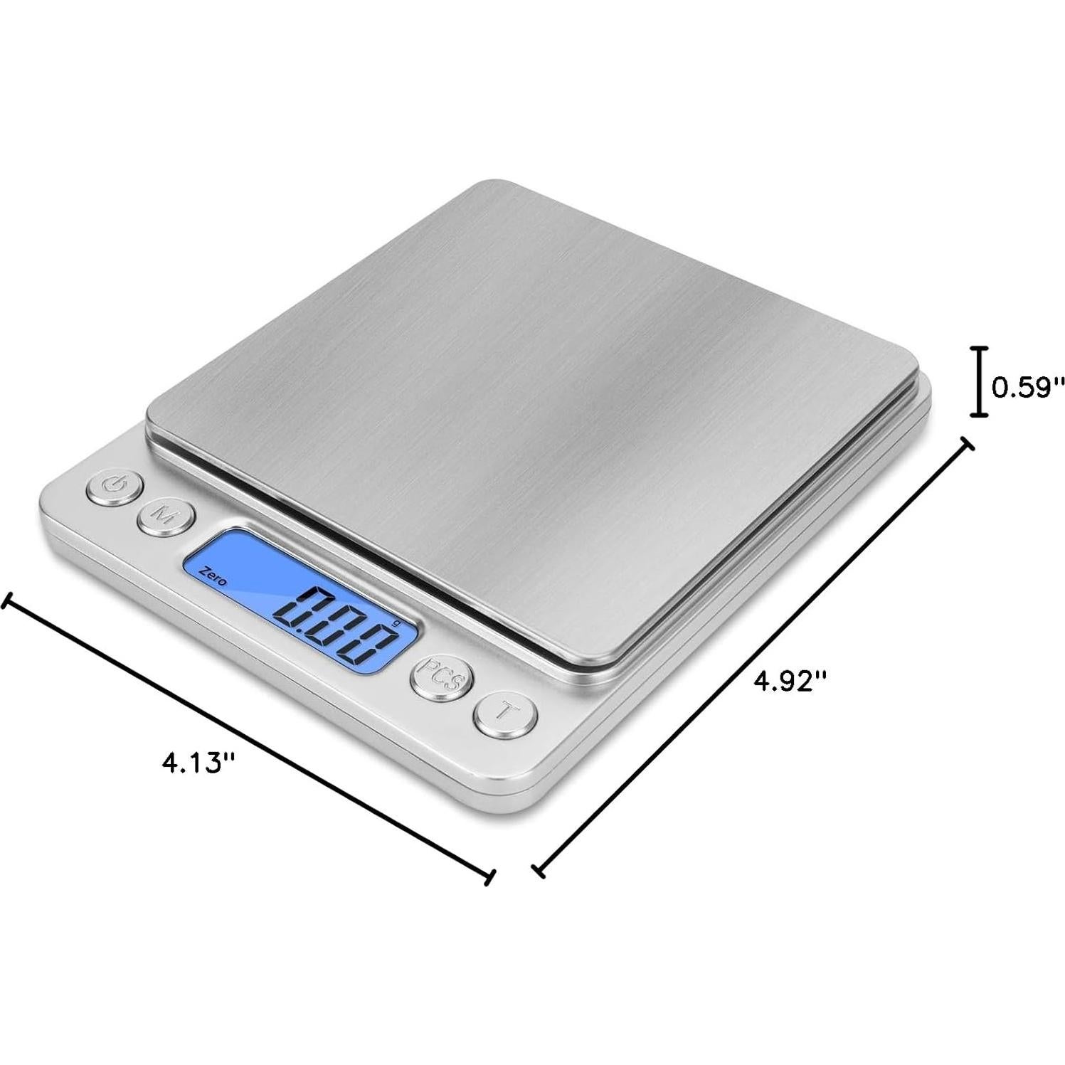 Báscula Digital de Bolsillo NEXT-SHINE 500g x 0.01g LCD