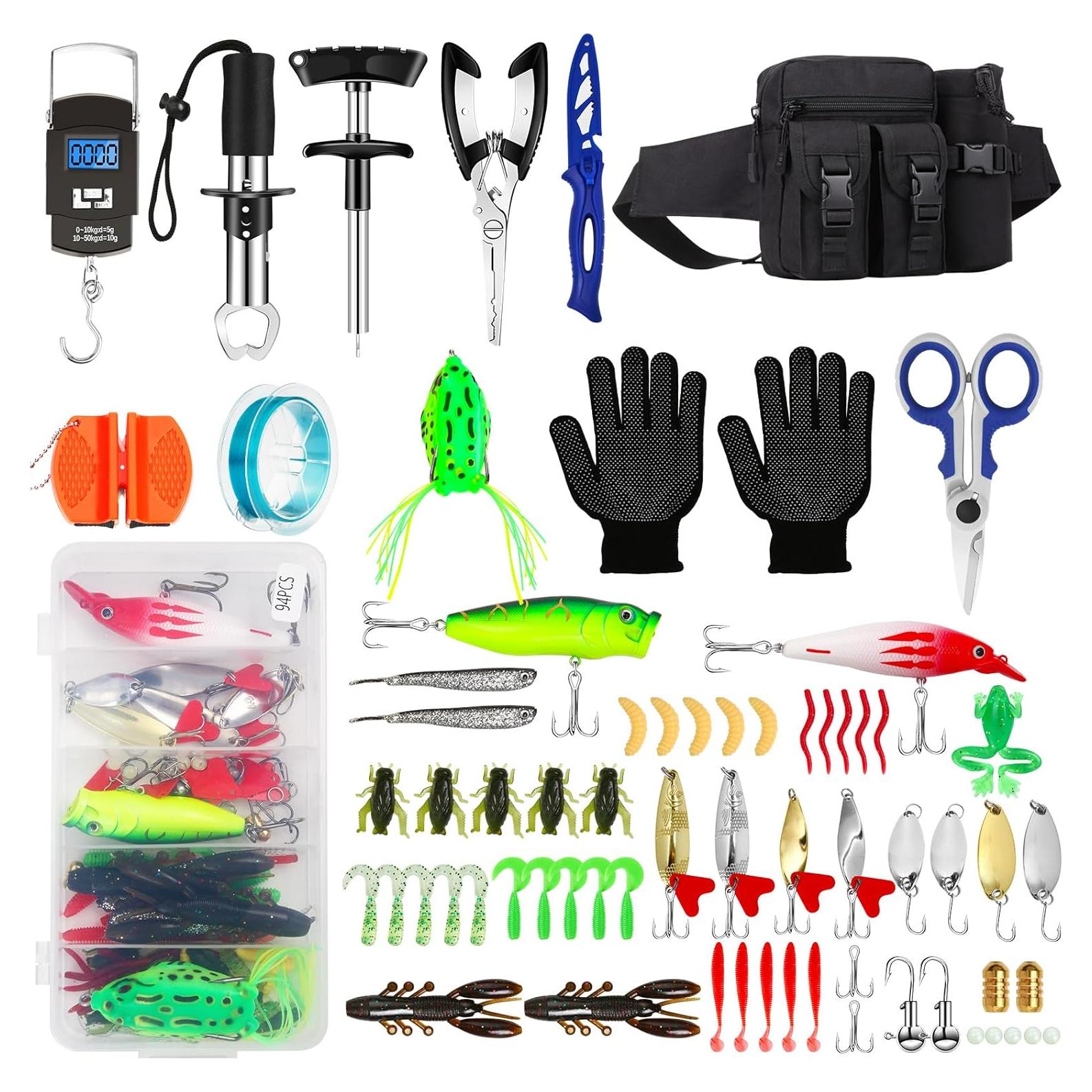 Kit de Herramientas de Pesca AOFUXTI 112 Piezas Accesorios