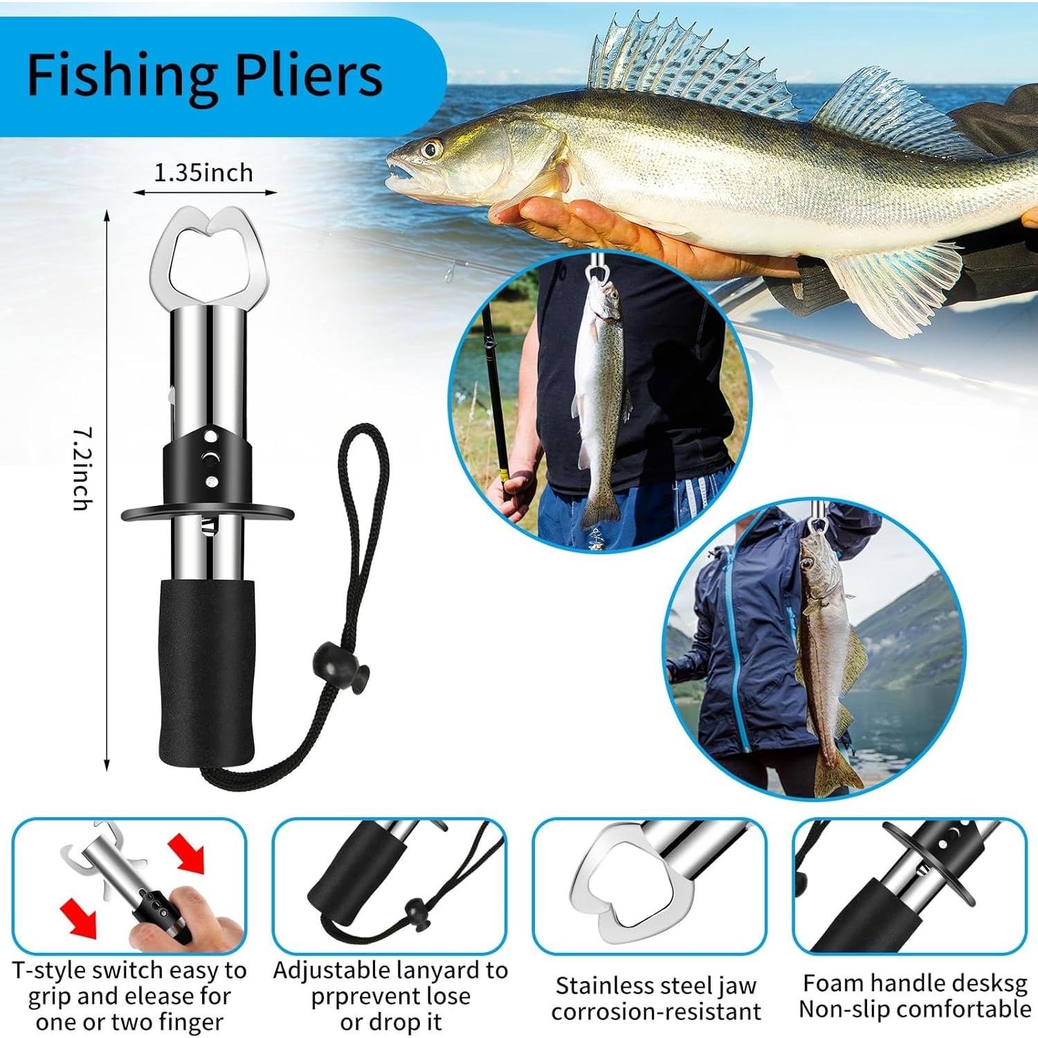 Kit de Herramientas de Pesca AOFUXTI 112 Piezas Accesorios
