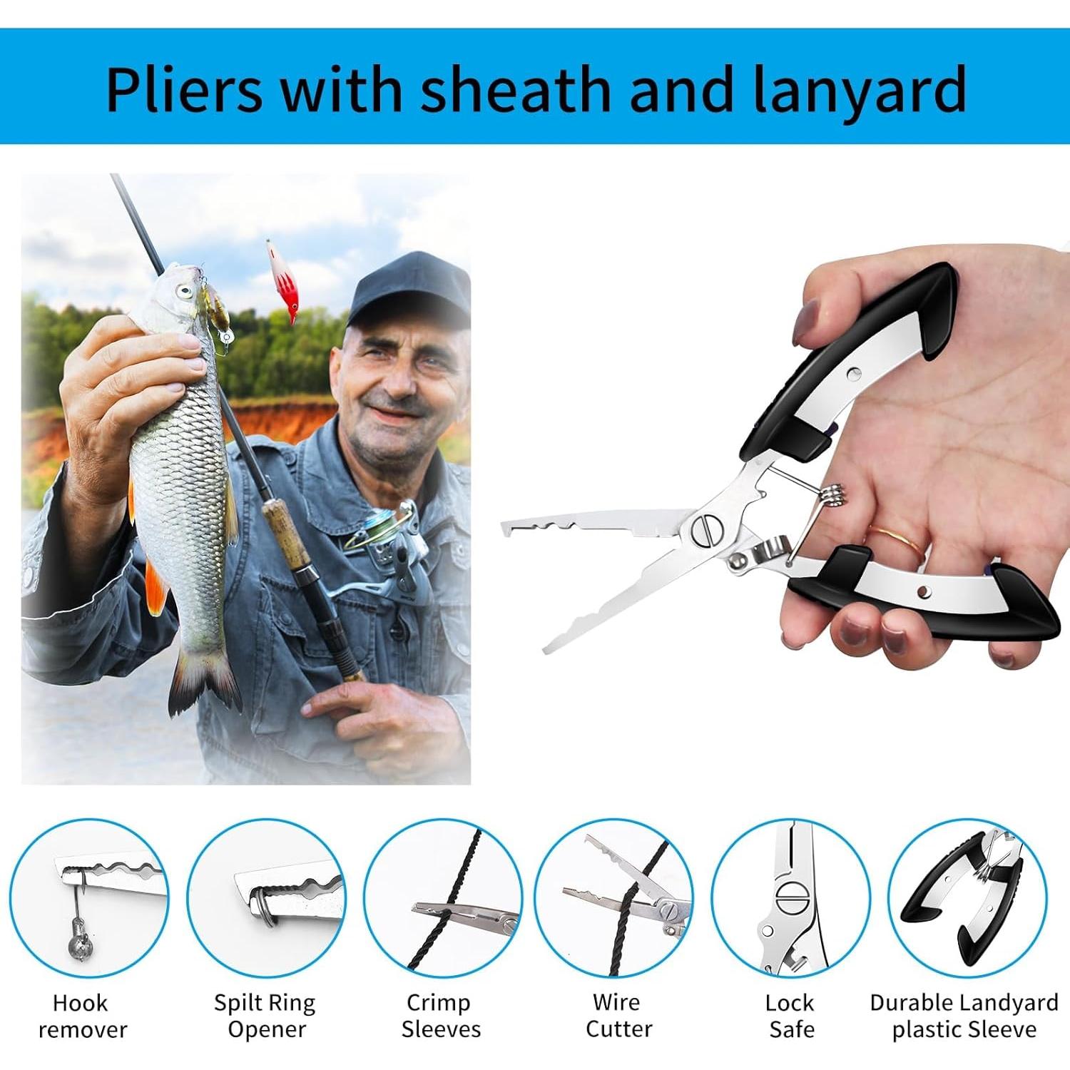 Kit de Herramientas de Pesca AOFUXTI 112 Piezas Accesorios