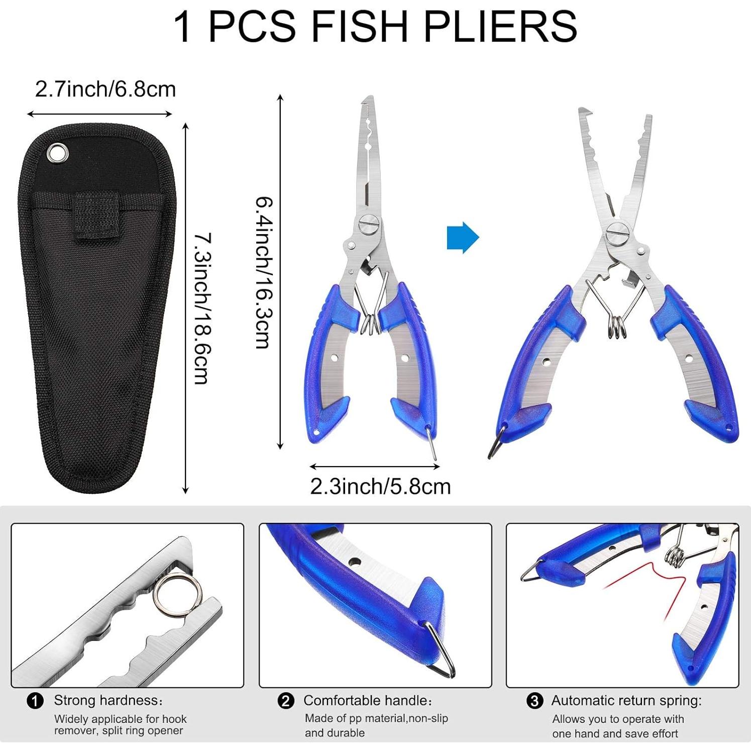 Kit de herramientas de pesca Honoson con balanza digital y alicate