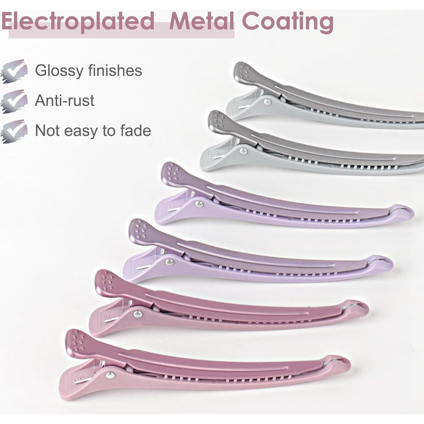 Clips para Cabello AIMIKE 12pcs Morandi - Sin Marcas y Antideslizantes