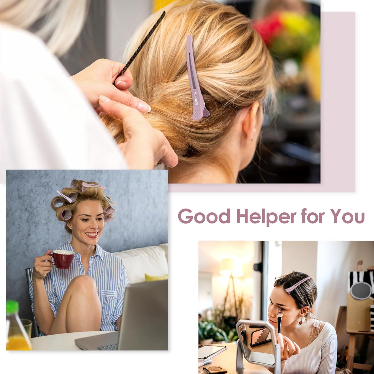 Clips para Cabello AIMIKE 12pcs Morandi - Sin Marcas y Antideslizantes