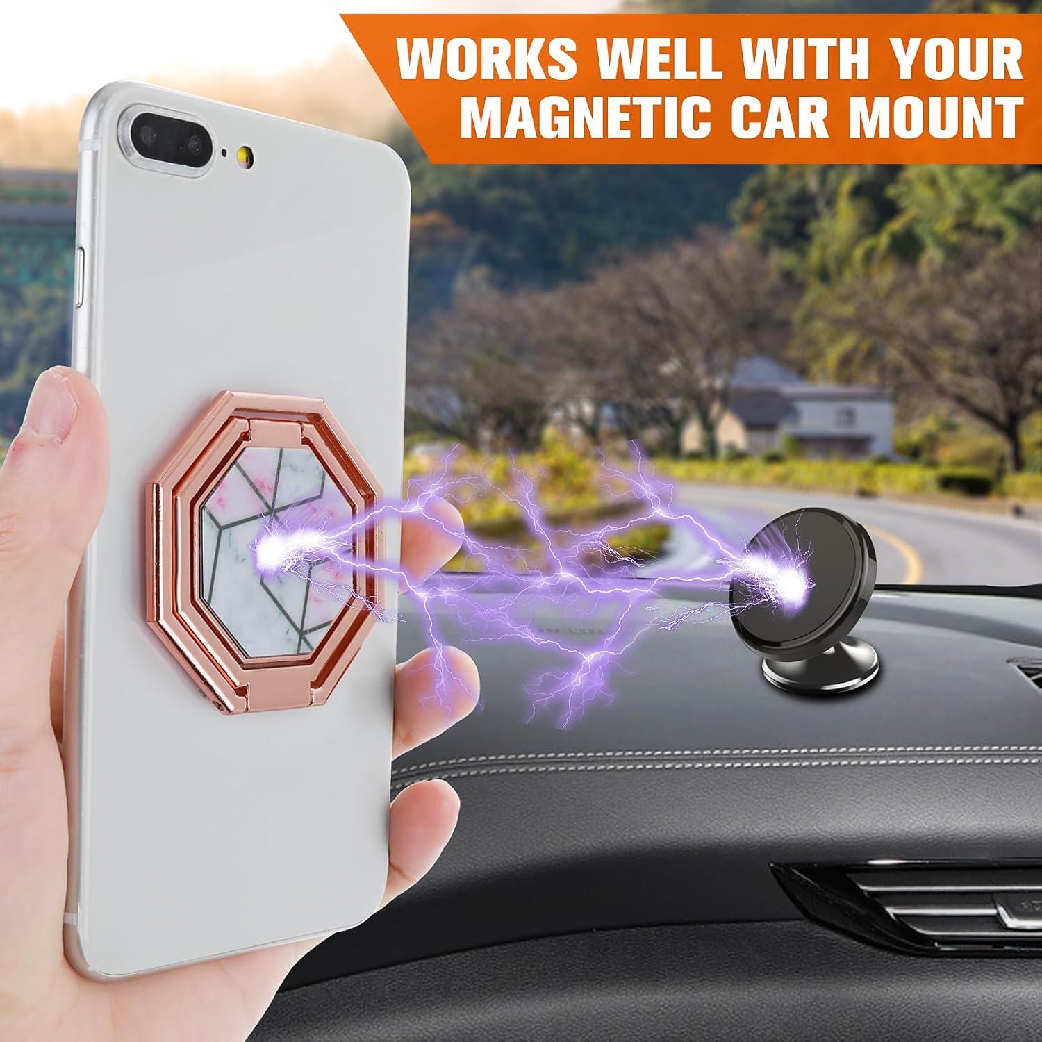 Soporte para Anillo de Teléfono GEEHUA Oro Rosa Ajustable