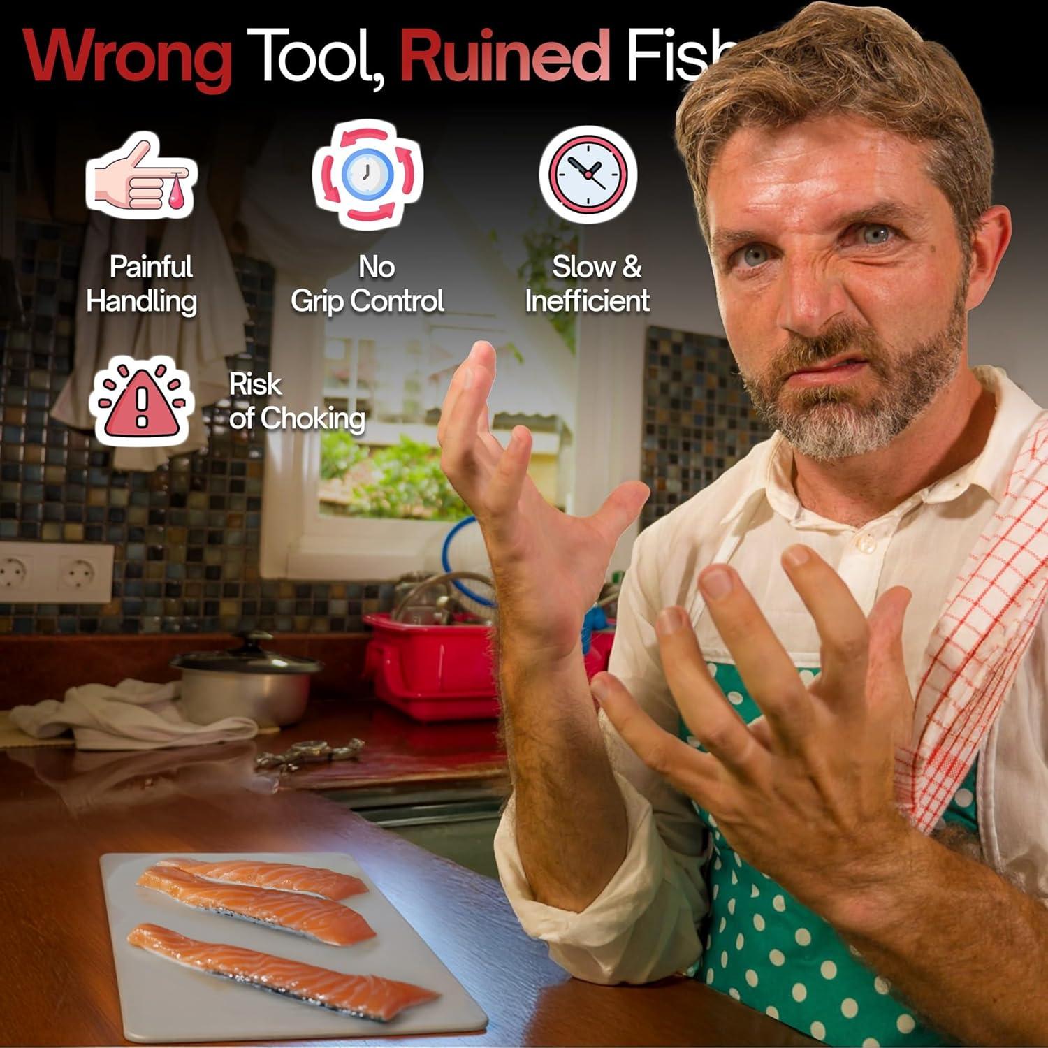 Pinzas deshuesadoras de pescado SmarDTAT - Acero inoxidable