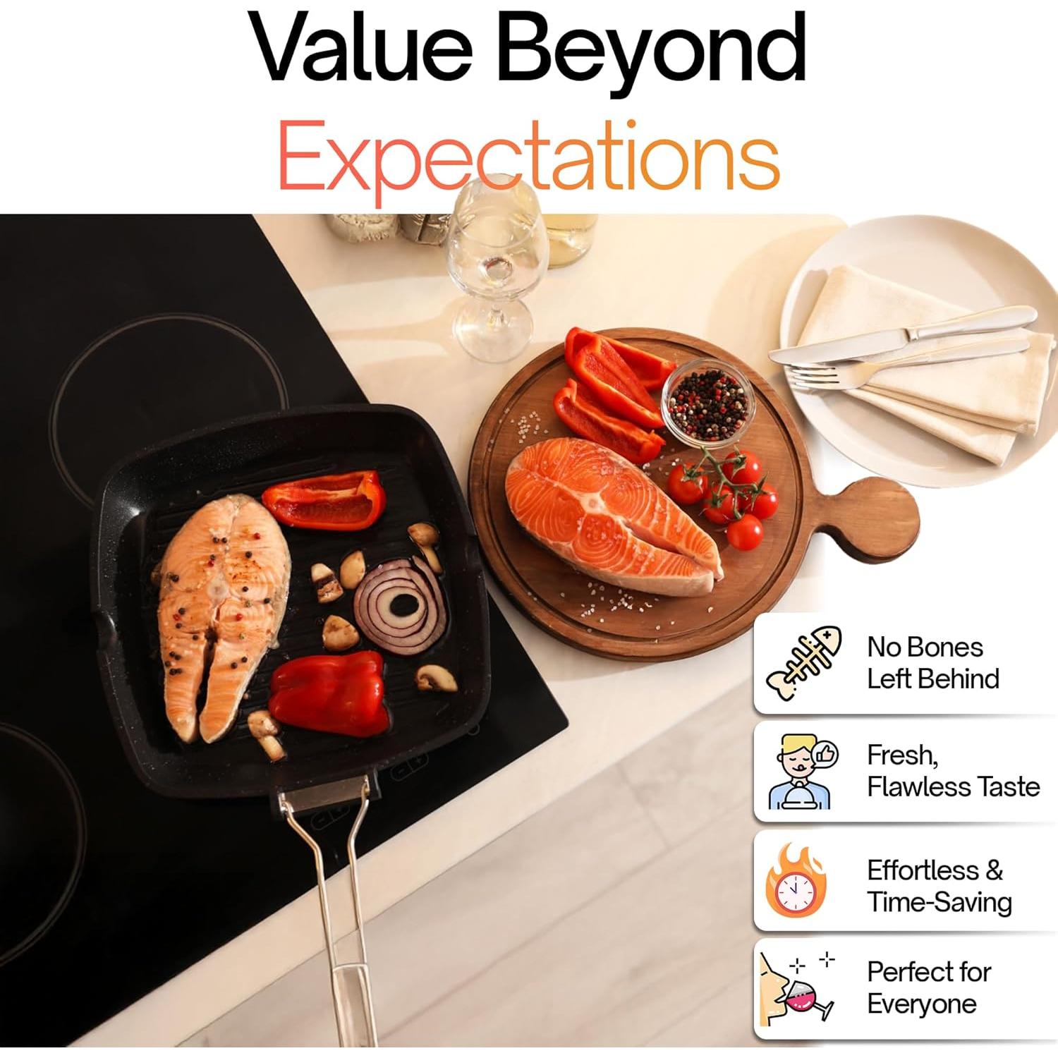 Pinzas deshuesadoras de pescado SmarDTAT - Acero inoxidable